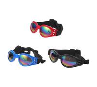 Lurrose 3pcs Dog Goggles Pet Eyewear Windproof Resists Wind and Sand Lightweight Plastic for Outdoor Riding and Outdoor Walks Suitable for Dogs and Cats