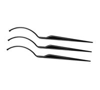 Lurrose 3pcs Eyelash Grafting Tool Black False Eyelashes Display Holder Salon Auxiliary Accessories for Extensions and Planting