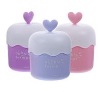 Lurrose 3Pcs Face Wash Foam Maker Bubbler Cup for Rich Cream Facial Cleansing Travel Home Use Skincare Tool