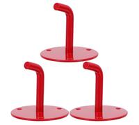 Lurrose 3pcs Fire Extinguisher Wall Mount Bracket For 2-9kg Extinguishers - Metal Iron Hook Holder - Fire-Fighting Equipment Rack Stand For Home Office Commercial Safety