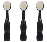 Lurrose 3pcs Handle Facial Cleansing Standing Face Wash Brush for Indoor Use Deep Cleansing and Exfoliating Face Sponge for Women and Female Daily Skincare Routine