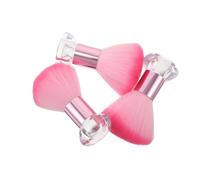 Lurrose 3pcs Large Soft Dome Blush Brush Buffing Makeup Tool for Face Powder Applicator Beginners Practicing