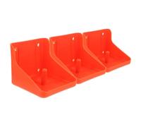 Lurrose 3pcs Livestock Salt Block Holder Thickened Salt Brick Feeding Box with Small Hole Design for Sheep Cattle Horse Licking Rack Farm Mineral Block Storage Container