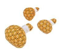 Lurrose 3pcs Natural Chinese Health Ball Massage Tool with Pure Herbal Wormwood Filling, Non-Woven Fabric Material, Safe for Body Use, Convenient Storage with Fresh-Keeping Bag, for Face