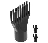 Lurrose 3pcs Pet Blow Dryer Nozzle Attachments Comb, Plastic Replacement Blow Dryer Comb Nozzles for Dog and Cat Grooming, Home Hair Diffuser Accessories