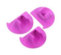 Lurrose 3pcs Plastic Sewing Finger Rulers Thumb Guide Templates Seam Gauge Measuring Tool for Quilting Stitching Patchwork DIY Projects