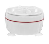 Lurrose 3pcs Portable Mini Washing Machine Smart Washer for Travel Apartments Energy Efficient Space Saving Design with Sucker Base Automatic Shutdown After