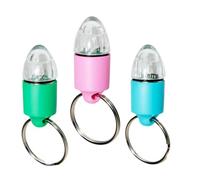 Lurrose 3pcs Portable Pet Safety Pendants Glow Dog Necklaces Outdoor Night Riding Accessories Blue Green Pink