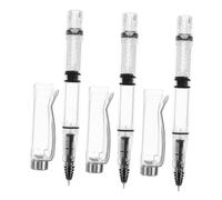 Lurrose 3pcs Refillable Gel Writing Pens with Smooth Precision Tip Comfortable Grip for Office and School Use Stylish and Versatile No Ink Included