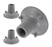 Lurrose 3pcs Replacement Rubber Feet for Shower Stool and Bench, Non-Slip Round Rubber Caps with Strong Grip, Universal Fit for Kitchen Stools and Shower Benches, for Wet Bathroom Floors