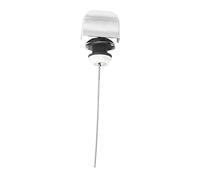 Lurrose 3pcs Rustproof Toilet Tank Lever Handle Side Mount Flush Lever for Home and Hotel Toilets Durable Electroplated Replacement Compatible with Toto Bathroom