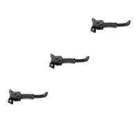 Lurrose 3pcs Scooter Kickstand Iron Balance Parking Stand Waterproof Support for Electric Scooter Black Bracket Suitable for Uneven Ground Mobility Accessories
