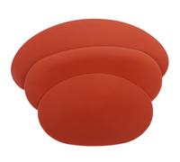 Lurrose 3pcs Silicone Clay Modeling Scraper Set Flexible Ceramic Clay Tools for Co-Workers and Friends, for Artistic Finishing and DIY Projects