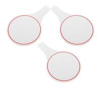 Lurrose 3pcs Single-side Writable Judges Scoreboard 15×25cm Erasable Blank Voting Paddle for Classroom and Office Scoring