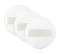 Lurrose 3Pcs Soft Powder Puff Short Plush Facial Powder Puff Dusting Powder Puffs for Makeup
