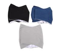 Lurrose 3pcs Washable Male Dog Belly Bands Pack Reusable High Absorbency Diapers for Puppies and Adult Dogs Soft Material with Secure Fit for Breeds