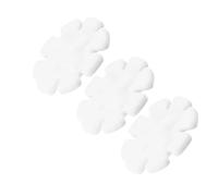 Lurrose 3pcs White Petal Shape Magnetic Stir Bar Rods for Laboratory Use, Plastic Material, Versatile Application and Easy to Clean, for Educational Demonstrations and Liquid Mixing