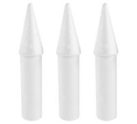 Lurrose 3sets Castle Pillar Shaped Foam Cake Dummy | 10.3x1.9x1.9 Inch Reusable Cake Dummy Foam Model | Decorating Castle Prop for Wedding Displays and Party Supplies