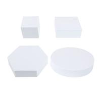 Lurrose 4 Pcs Geometry Photo Props Chic Cosmetics Jewelry Photography Backgrounds Durable Shapes for Makeup Food Accessories for Creative Photo Shoots