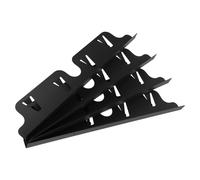 Lurrose 4 Pcs Metal Stove Gap Covers Heat Resistant Range Gap Filler Stylish Induction Hob Protector for Kitchen Easy to Install Clean Prevents Food Entry Enhances Aesthetic Appeal