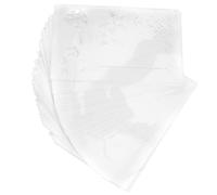 Lurrose 40 Sheets Letter Stencils Plastic Pet Versatile Templates Beautiful Chic Pattern White Easy to Carry for American Flag Craft and Giving