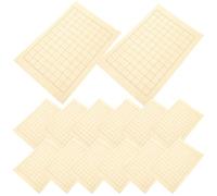 Lurrose 40 Sheets Thick Chinese Xuan Rice Paper for Calligraphy Practice, 2cm Grid Calligraphy Writing Paper Suitable for Students and Beginners