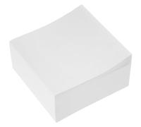 Lurrose 400pcs Blank Paper Memo Pads Memo Sheets Square Tear-off Pages Versatile Use White Paper for Study Home Office Note-taking Reminder