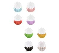 Lurrose 400pcs Wax Melt Warmer Liners Leakproof and Convenient to Use High Temperature Resistant 210g Pet Coated Paper Disposable Wax Warmer Liners for Home Fragrance Random Color