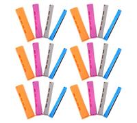 Lurrose 40pcs Flexible Plastic Hair Rollers for Effortless Heatless Curl Creation, Modern Style Curling Rods for Women, for Events and Travel Hair Styling
