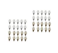 Lurrose 40pcs Halloween Skeleton Hand Charms for Jewelry Making Alloy Pendants Antique Silver for Diy Necklaces Bracelets Halloween Crafts