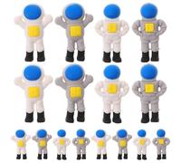 Lurrose 48Pcs Cute Astronaut Erasers for Students - Mini Outer Space Themed Pencil Erasers for Classroom Prizes and Back-to-School Supplies