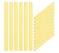Lurrose 48pcs Keratin Gun Bond Glue Sticks for Hair Extensions, Hot Adhesive Glue Sticks, 10cm, Yellow, Nano Technology, Low Melt Safety for Wigs and Salon Use, Stylist Professional Use