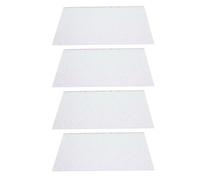 Lurrose 4pcs Acrylic Sheet Display Board for Nail Photography Holographic Background High Transparency for Manicure Art Social Media Content Creation