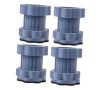 Lurrose 4PCS Adjustable Washing Machine Stabilizer Pads Anti-Skid Foot Pads for Vibration Reduction Shockproof Feet Compatible Most Washers and Dryers