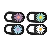 Lurrose 4pcs Assorted Color Laptop Webcam Cover Slide Made of Abs, Ultra Thin Camera Privacy Covers That Leave No Trace and Protect Front Camera from Dirt, for Laptop Privacy Protection