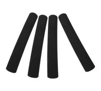 Lurrose 4pcs Black Sponge Dog Leash Grip Sleeves Non-slip Handle Wraps for Outdoor Activities and Walks Extending Service Life and Providing Hand Protection