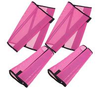 Lurrose 4pcs Breathable Mesh Fly Boots for Horses Comfortable Lightweight Horse Leg Mosquito Covers Elasticated Fit Reduces Leg Fatigue for Outdoor Riding and Training