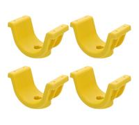 Lurrose 4pcs Cable Tie Mounts: Heavy Duty Cable Tray Wire Management Base - Stable Design For Road Indoor Use Holder Clips For Electrical Safety