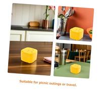 Lurrose 4pcs Cheese Storage Box with Flip Lid for Fridge Cheese Container Keeper with Partitions Airtight Seal to Preserve Flavor and Freshness Holder for Sliced