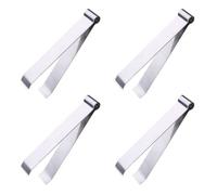 Lurrose 4pcs Chicken Hair Tweezers Fish Bone Remover Stainless Steel Portable Ergonomic Design Compact Style for Cooking Family Use