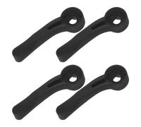 Lurrose 4pcs Clipper Adjust Lever Replacement Parts Compatible with Wahl 8148/8591, Black Plastic Adjustment Handle for Cordless Clippers, Barber Taper Lever for Precision Cutting