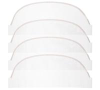 Lurrose 4pcs Deep Brown Lace Net Base Wig Closure 13x4 Inches Breathable Wig Frontal Lace Net Accessories and Hair Extension Foundation