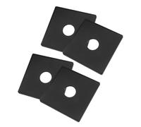 Lurrose 4pcs Detachable Adhesive Outlet Cover Plates with Cable Pass Through Space Saving Electrical Wall Plates for Home Office and Commercial Use Easy Tool Installation