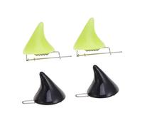 Lurrose 4Pcs Devil Horn Hair Clips Halloween Hairpin Costume Headwear Hairpins For Halloween Party Random Color