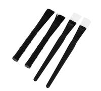 Lurrose 4pcs Facial Mask Brush Tool for Home Use, Reusable Cosmetic Applicators with Fiber and Plastic Material, Even Application for Serums and Skincare Products