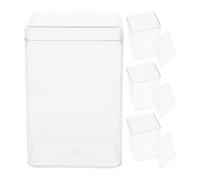 Lurrose 4pcs Figurine Model Storage Boxes Set, Doll Display Cases with Dustproof Protection, Suitable for Action Figures and Collectibles Storage and Showcase