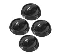 Lurrose 4pcs Gas Stove Replacement Knobs Durable Kitchen Burner Control Parts for Accurate Heat and Convenient Operation Home and Commercial Settings