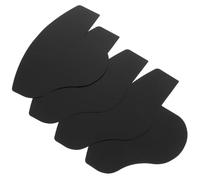 Lurrose 4pcs Hairline Enhancing Cards Beard Shaping Template Plastic Hairline Stencil for Men Hair Fiber Application Portable Grooming Tool for Salon and Home Use