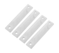 Lurrose 4pcs Heavy Duty Cabinet Pull Handles, Thickened Flush Window and Sliding Door Handles for Balcony, Drawer, Furniture, Recessed Grip for Home Improvement