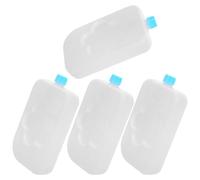 Lurrose 4pcs Ice Packs for Cooler Bags with Leak-proof Lid and Easy to Store Design, Reusable Pe Freezer Blocks for Transport Food and Outdoor Camping